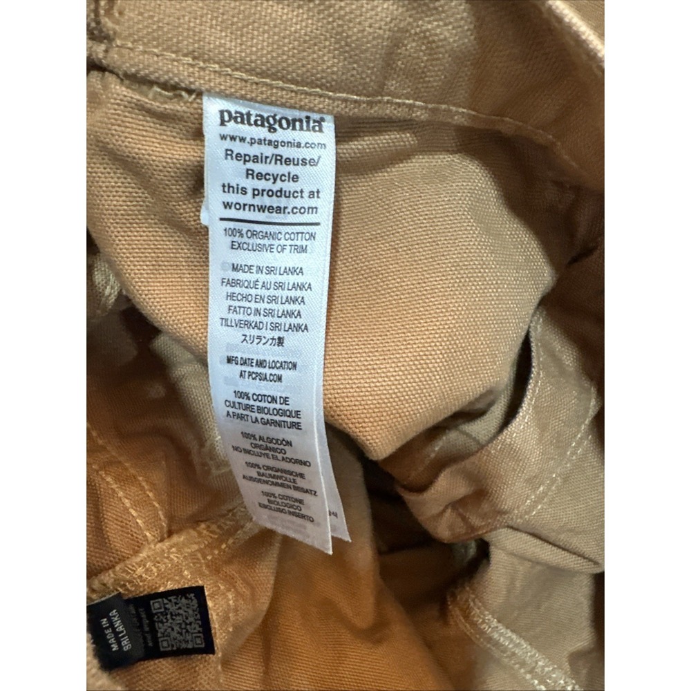 Patagonia Point Reyes Canvas Skirt Denim Size Xs Brown Button Front Denim A Line - Picture 9 of 9